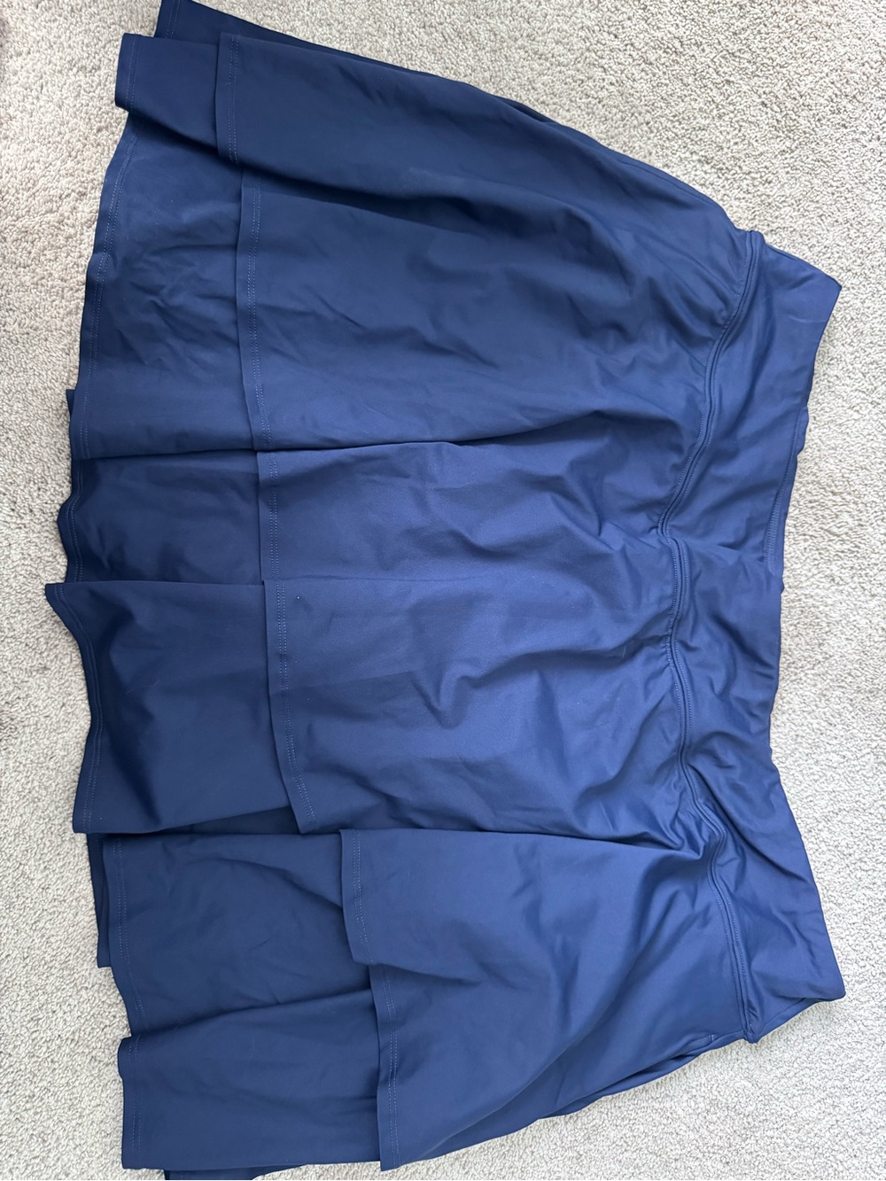 Lands' End Women's Navy tulip-Style swim skirt